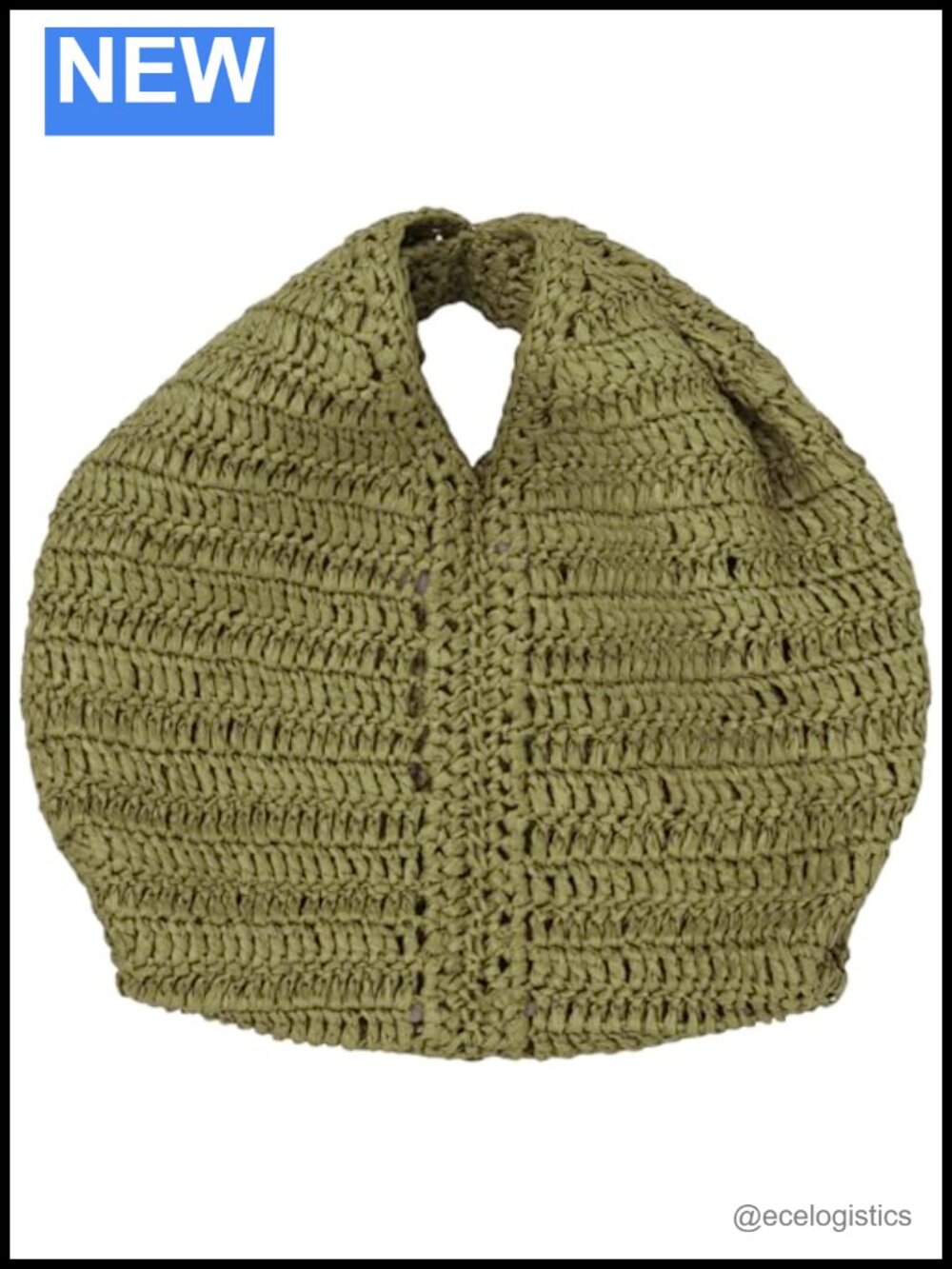 Mini Raffia Hobo Handbag with Twisted Handle - Picture 3 of 3